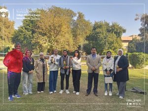 held a badminton competition for female students