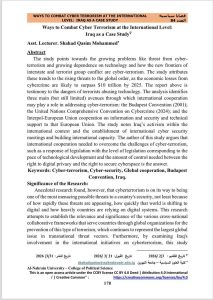 published a research paper