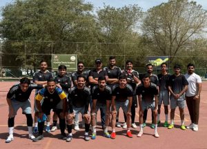The College of Political Science’s football team