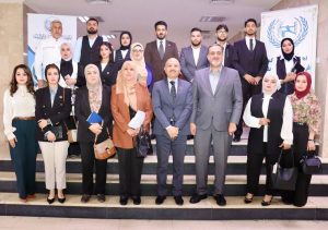 A delegation from the College of Political Science