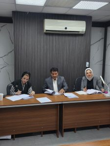 held a session to discuss graduation research projects