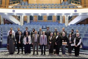A delegation from the College of Political Science