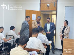 معاونا العميد يتفقدان سير الامتحانات