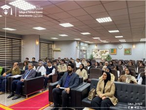 عميد العلوم السياسية يرحب بالطلبة الجدد