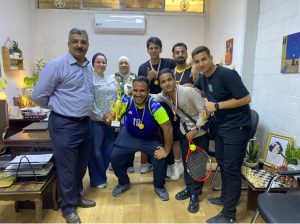 فريق العلوم السياسية يحرز المركز الثاني ببطولة التنس